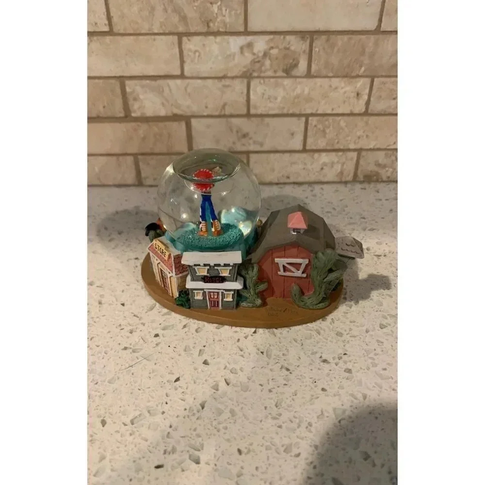 RARE Disney Toy Story 2 Mini Snowglobe featuring Jessie and Bullseye Snow Globe‎